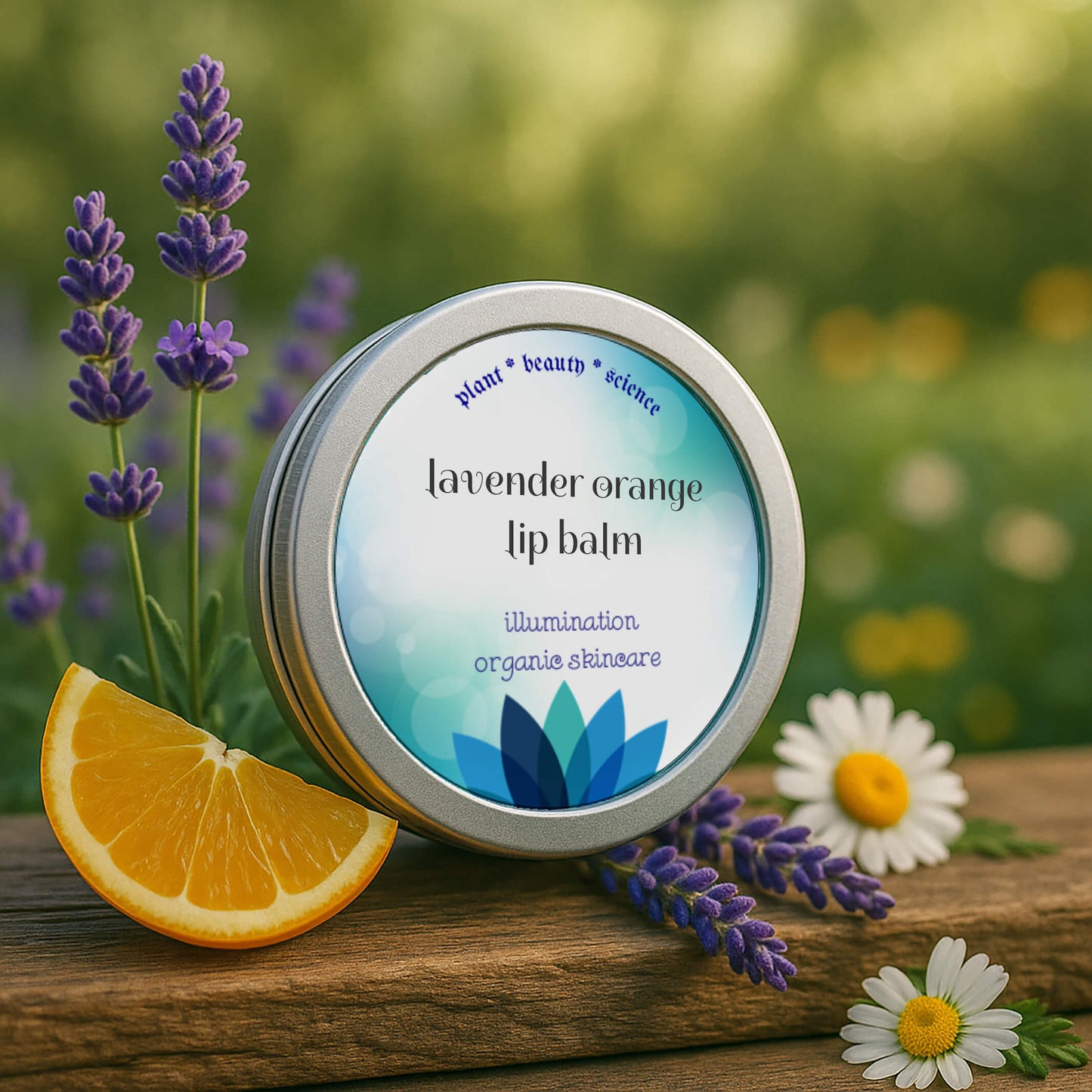 Lavender Orange Lip Balm
